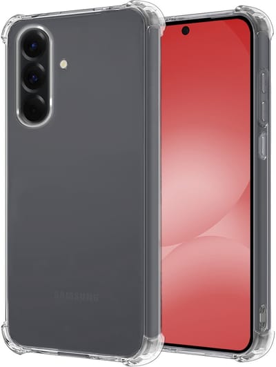 Hoesje - Geschikt voor Samsung Galaxy A56 - Sterk & Shockproof - Siliconen Case - Back Cover - Telefoon Hoes Shock Proof - Transparant