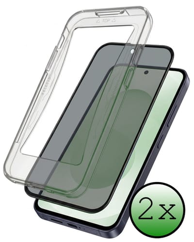 Screenprotector - 2 Stuks Geschikt voor Samsung Galaxy S25 Ultra - Met Installatie Kit - Privacy Filter - Beschermglas - Flexibel Glas - Tempered Glass - Screen Protector
