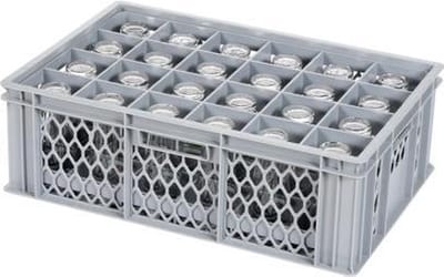 Glaskrat - Glazenkrat voor 24 glazen - max. glashoogte 169 mm - max. Ø 85mm
