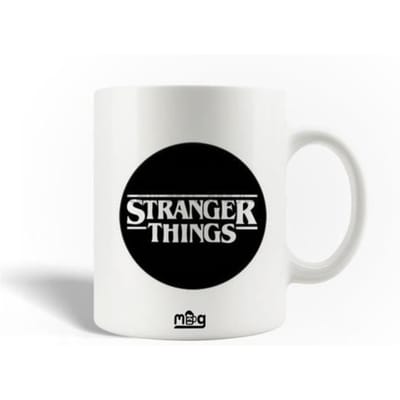 Mug en Céramique Stranger Things logo Fond noir