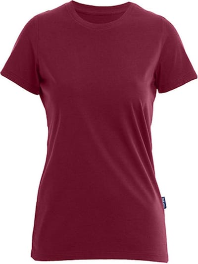 HRM - Women´s Luxury Roundneck Tees - Bordeaux - M