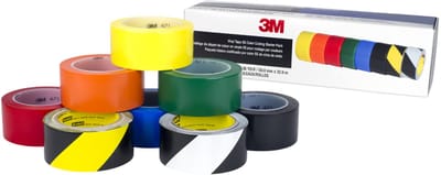 3M 471DEMO5S Plakband Geel, Oranje, Rood, Groen, Blauw, Zwart, Geel/zwart (reflecterend), Wit/zwart (l x b) 33 m x 50 mm 8 stuk(s)