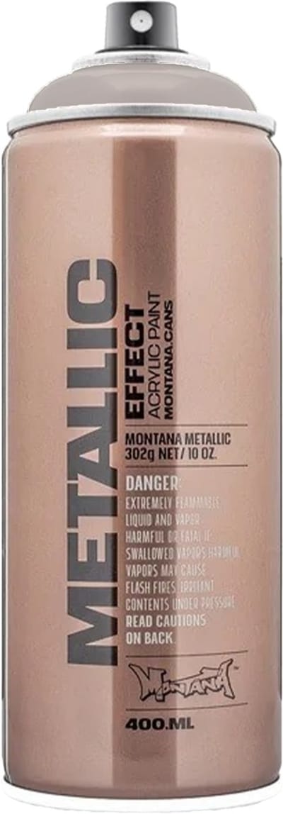 Montana Metallic ZILVER verf spuitbus 400ml