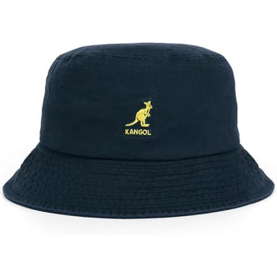 Kangol K4224ht Marineblauw Gewassen Bucket Hat K4224HT NAVY (M) black