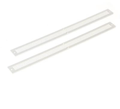 Ventilatierooster Fresh 12 wit compleet, 363x29x4mm (lxhxb)