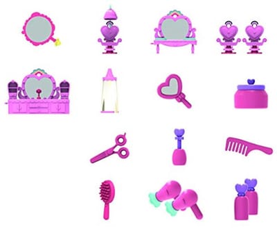 Mini Universe Cosmetica Koffer - Schoonheidssalon Speelset met Accessoires en Pop