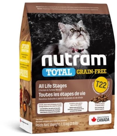 Nutram Grain Free Turkey & Chicken T22 1,13kg