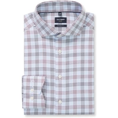 OLYMP Luxor Overhemd, Modern Fit, Royal Kent, Bleu