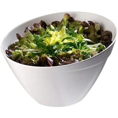 GGM Gastro (6 Stück) Schale - BALANCE - Melamin - 2,5 Liter - Ø 245mm - Weiß