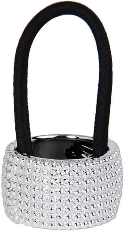 Modieuze Paardenstaart Houder Manchet met Glitter voor Dames en Meisjes
