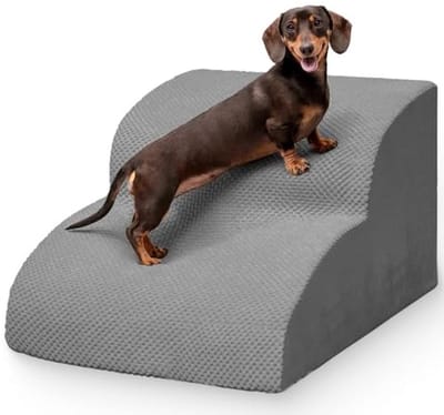 Hondentrap voor Bed, Bank en Stoel - Antislip en Wasbare Overtrek, 2 Stappen