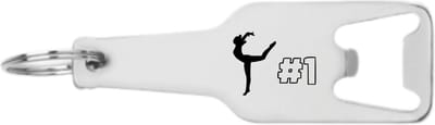 Akyol - turnen 3 flesopener - Turnen - familie vrienden - cadeau - 105 x 25mm