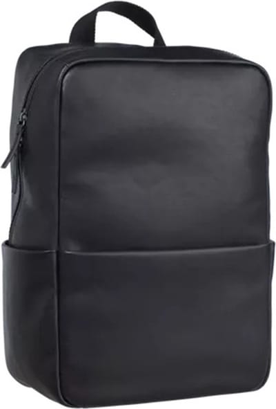LEONHARD HEYDEN Leren laptop rugzak rugzak met laptopvak Hamburg Rucksack 7081 Schwarz zwart