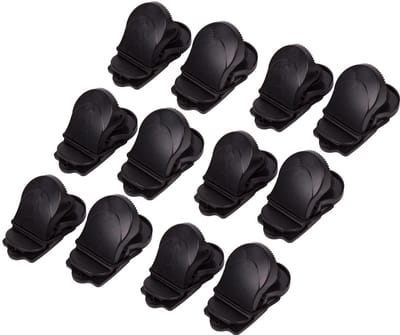Benson Muizenval - 12x - zwart - kunststof - 90 x 45 mm - met veermechanisme - muizenklem