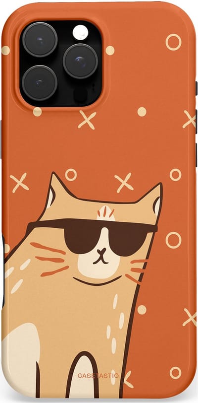 Casetastic Hoesje Geschikt voor Apple iPhone 16 Pro Max Magsafe - Stijlvolle Beschermende Duo-layer Case - CoolCat