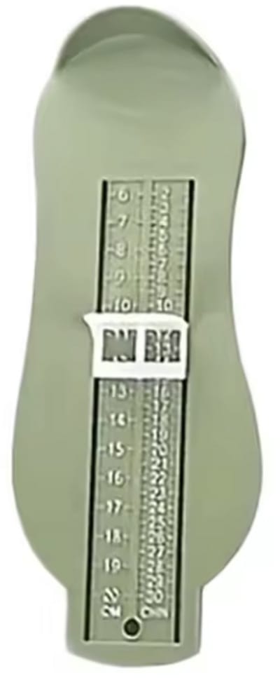 Scoby - Schoenmaatmeter - Voetmeter - Kinder Voetmeter - Foot Gauge - Olijfgroen