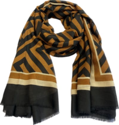 Leuke modieuze sjaal van mooi materiaal / 50% katoen met 50% viscose