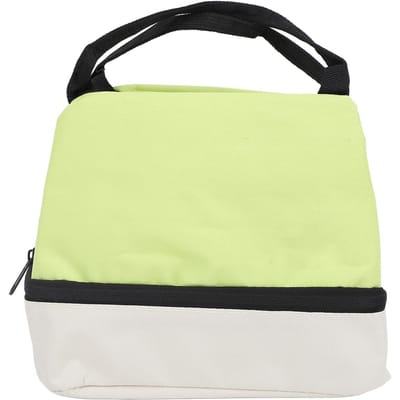 Sac à déjeuner isotherme double couche en tissu Oxford pour le travail et l'école Vert beige