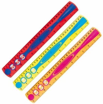 Liniaal Maped 278610 Kidygrip 300mm assorti - 10 stuks