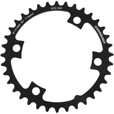 4-spaaks wegkettingblad binnen Stronglight Shimano 105 5800 Ultegra 6800 - Dura-Ace 9000 11V.