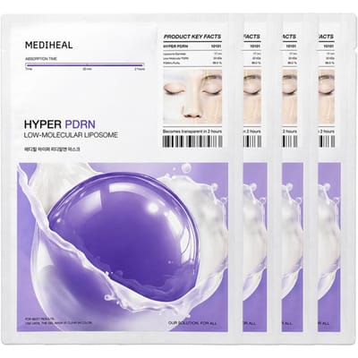 [MEDIHEAL] Hyper PDRN Masker 35g*4ST white
