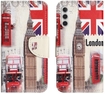 Coverup Hoesje - Geschikt voor Samsung Galaxy A56 Hoesje - Coverup Book Case - London