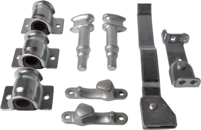Verzinkte draaistangsluiting - rechts - voor Ø22 mm stang