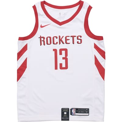 Nike NBA James Harden Association Edition Swingman Jersey Heren Tops Wit 864419-100 XXXL