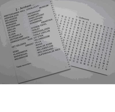 Denksport Grootletter Woordzoeker Voor Slechtzienden ( 3 sterren )