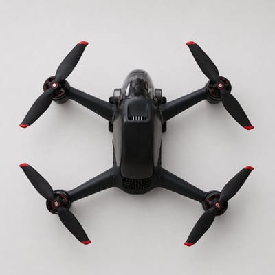 YUOM Muurbeugel Geschikt voor DJI FPV Drone – Wandhouder – Inclusief Schroeven en Pluggen – Zwart