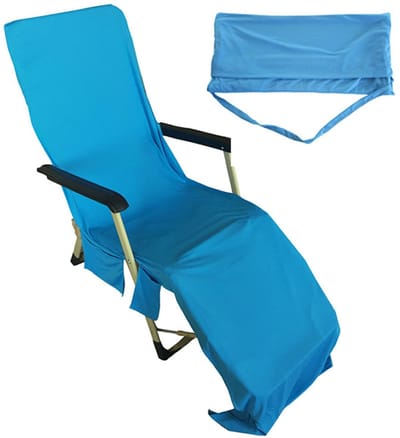 Solidchoice - Dailygoody - Grote microvezel ligstoel - Sneldrogend - Lichtgewicht - Paars - Strandhanddoek - Geschikt voor vakantie - 183 x 58 cm
