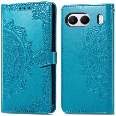 imoshion Hoesje - Geschikt voor OnePlus Nord 4 - Mandala Bookcase - Turquoise