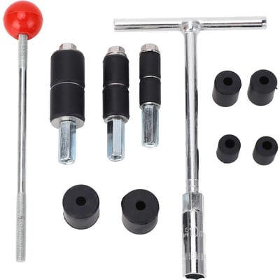 Kit Bouchon d'Eau pour Tuyau Acier Inoxydable Épingle d'Arrêt d'Eau à Fusion Chaude Outil de Réparation de Fuite de Tuyau avec Clé black