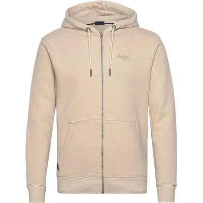 Superdry - Essential Logo hoodie met rits - Heren - Hoodies