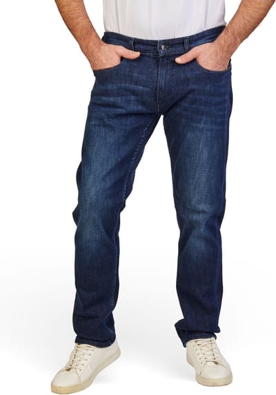 Replay Heren Jeans Broeken Grover regular/straight Fit Blauw Volwassenen Denim Jeansbroek