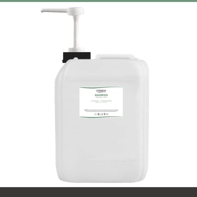 Shampoo - Groene Thee - Transparant - 5 Liter - Cosmeya | Navullen.com Navullen Cosmeya.nl Ltr Jerrycan Met Pomp Navulling Q1