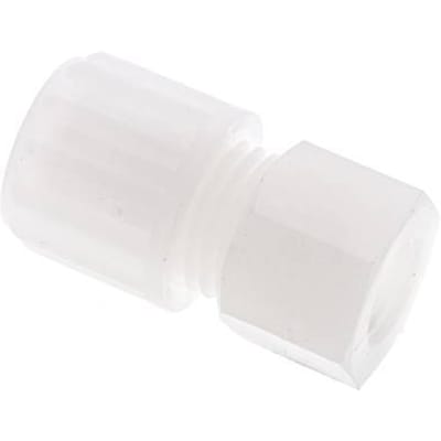 8x6mm & G1/8'' PVDF Rechte Knelfitting Binnendraad 10bar