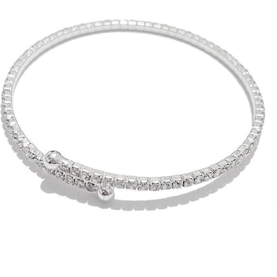 Niche Armbanden, Armbanden met Literaire Uitstraling voor Dagelijks Gebruik, Modieuze Retro Eenvoudige Diamanten Armbanden voor Vrouwen white