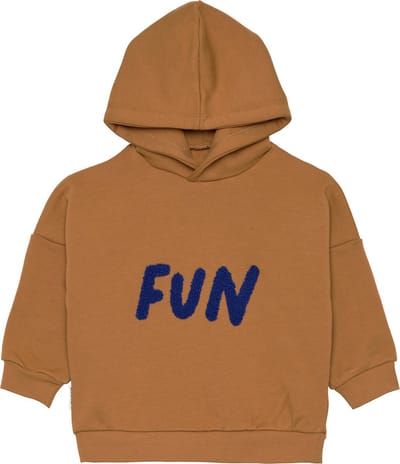 Lässig Kids Hoodie GOTS Little Gang Fun caramel, 1-2 jaar, maat 86/92