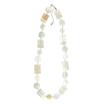 Behave - Lange ketting met schelpen - 79 cm