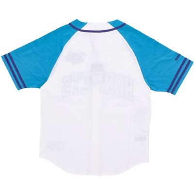 NBA Practice Day Button Front Jersey Hardwood Classics Chahor-wit voor heren