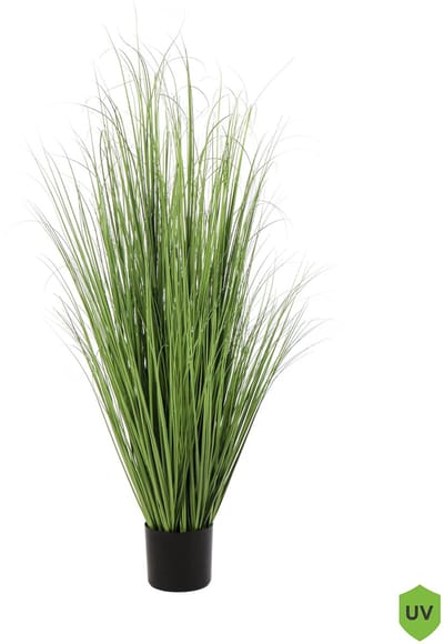 Kunstplant Gras 120 cm | UV – Nep Siergras in Pot – Kunst grasplant Buiten – Onderhoudsvrije kunstplant