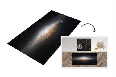 Keukenloper - Loper keuken - Heelal - Licht - Sterrenstelsel - 120x60 cm - Keukenloper vinyl