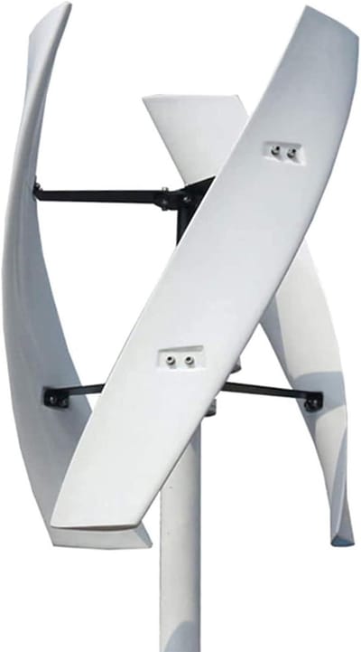 Windturbine Generator - Energie Opwekker - Thuis Stroom - 3000 Watt Vermogen - 120 Volt - Zilver