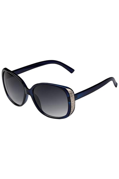 Zonnebril New Edge blauw en zilver Blauw & Silver Plastic One size