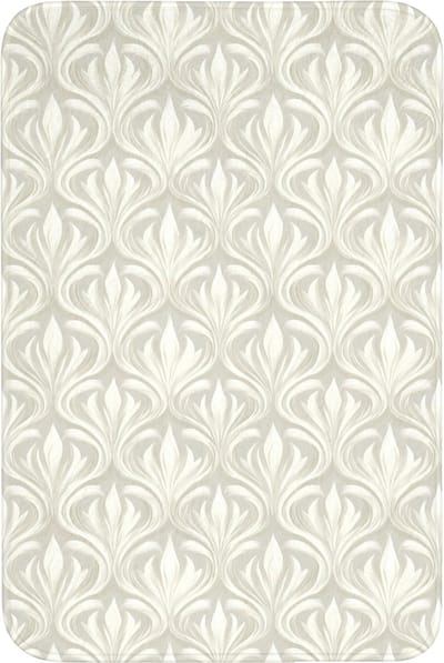 Badmat 60x90 cm - Antislip - Barok - Patroon - Beige - Badmatten voor badkamer - Badkamermat - Douchemat - Badkamer mat
