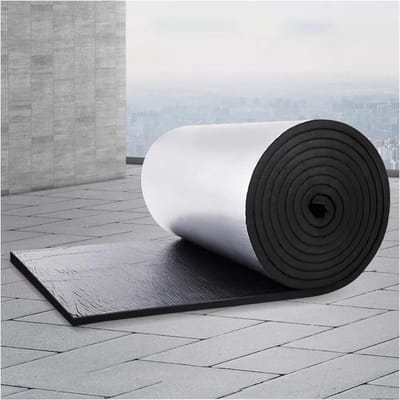 Reflecterend Isolatiemateriaal - Geluiddempend Schuim - Energie Besparen - Zelfklevende Toepassing - 1x1m - Zilver