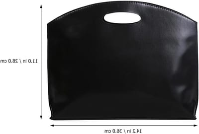 Elegante handtas van PU-leer voor heren, eenvoudige aktetas voor zakelijke doeleinden en chique portfolio