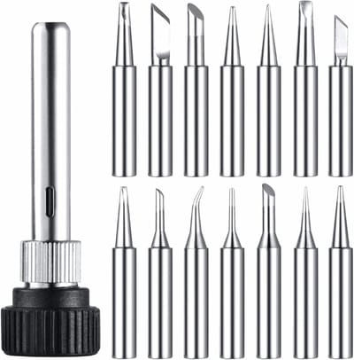 14-delige Set Solderpennen, Vervangingspennen voor Solderstations, Loodvrije Soldering Pens voor Precisiewerk en Lassen