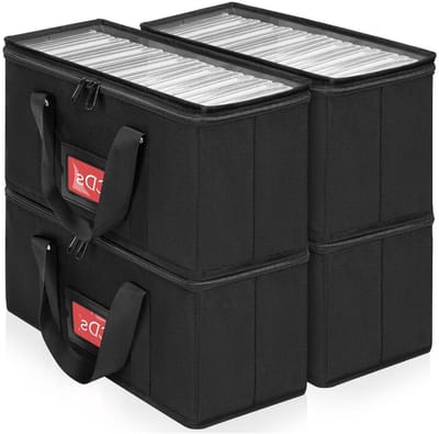 CRLYN® CD Opbergdoos - CD Opbergsysteem - CD Opbergmap - Zwart